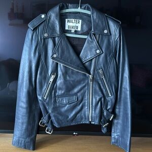 Walter Baker motorcycle jacket, leather soft, great condition